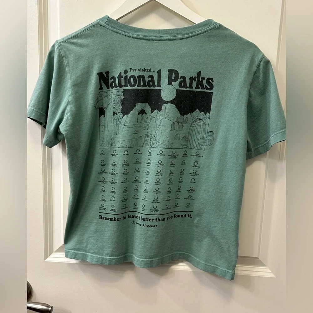💫Parks Project Women’s National Parks Fill In Boxy Tee, XS, Gently Worn! - Picture 5 of 8